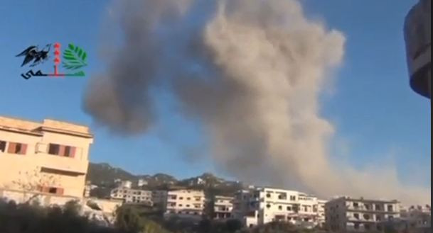 Không quân Syria không kích Salma đẩy lùi các đợt tấn công của phe nổi dậy.