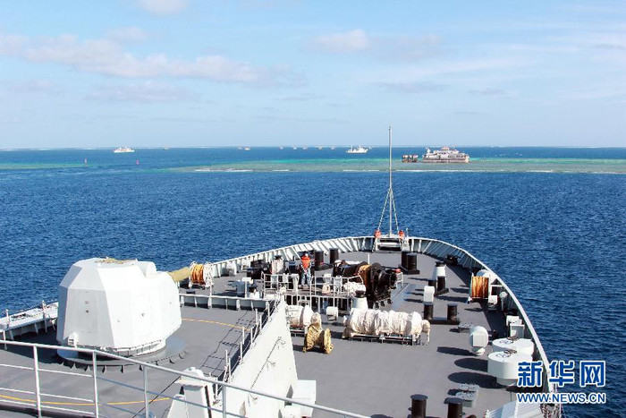 Hải quân Trung Quốc liên tục gia tăng các hoạt động quân sự bất hợp pháp, leo thang căng thẳng ở Biển Đông, đặc biệt là khu vực quần đảo Trường Sa thuộc chủ quyền Việt Nam.