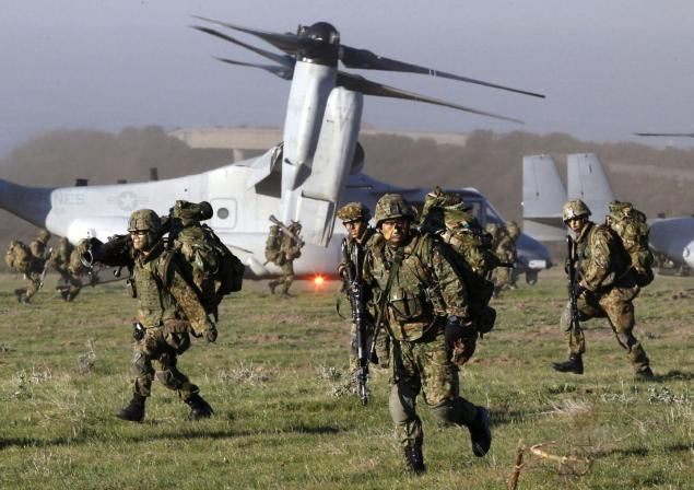 Mỹ, Nhật Bản tập trận chung. Mỹ, Nhật Bản tập trận chung.