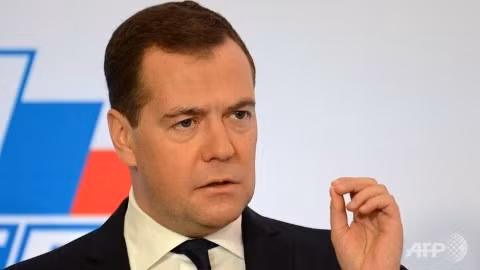 Thủ tướng Nga Dmitry Medvedev.
