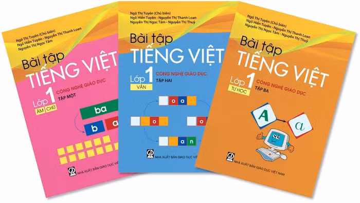Sách giáo khoa Tiếng Việt - Công nghệ giáo dục của Giáo sư Hồ Ngọc Đại, ảnh: doanhnghiepvn.vn
