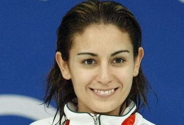 Vận động viên bơi lội Paola espinosa của Mexico Vận động viên bơi lội Paola espinosa của Mexico