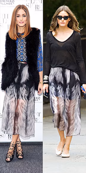 Olivia Palermo đầy nữ tính với những chiếc váy voan mỏng kết hợp cùng áo lông thú khi tham gia sự kiện hay với áo thun khi đi dạo phố. Olivia Palermo đầy nữ tính với những chiếc váy voan mỏng kết hợp cùng áo lông thú khi tham gia sự kiện hay với áo thun khi đi dạo phố.
