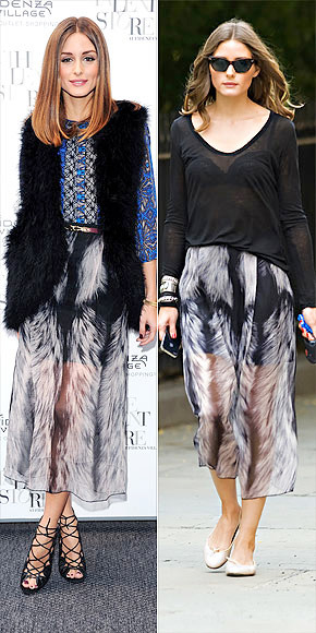 Olivia Palermo đầy nữ tính với những chiếc váy voan mỏng kết hợp cùng áo lông thú khi tham gia sự kiện hay với áo thun khi đi dạo phố. Olivia Palermo đầy nữ tính với những chiếc váy voan mỏng kết hợp cùng áo lông thú khi tham gia sự kiện hay với áo thun khi đi dạo phố.