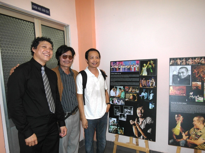 Nhiếp ảnh gia Nguyễn Á và diễn viên Công Ninh, đạo diễn Phạm Hoàng Nam.