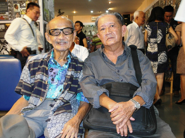 NSND Hồ Kiểng và người bạn thân, NS Mạc Can.