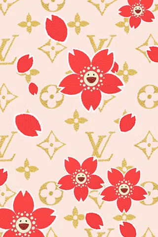 Bên cạnh hai loại hoa văn điển hình, hình caro và hình hoa, đến năm 2003, Louis Vuitton cho ra đời một loại họa tiết khác hình hoa anh đào do nhà thiết kế người Nhật Takashi Murakami sáng tạo. Họa tiết này có mặt trên các sản phẩm túi, ví, va li, khăn, đồng hồ, kính... của hãng trong những màu sắc khác nhau, và là những sản phẩm được sản xuất giới hạn.