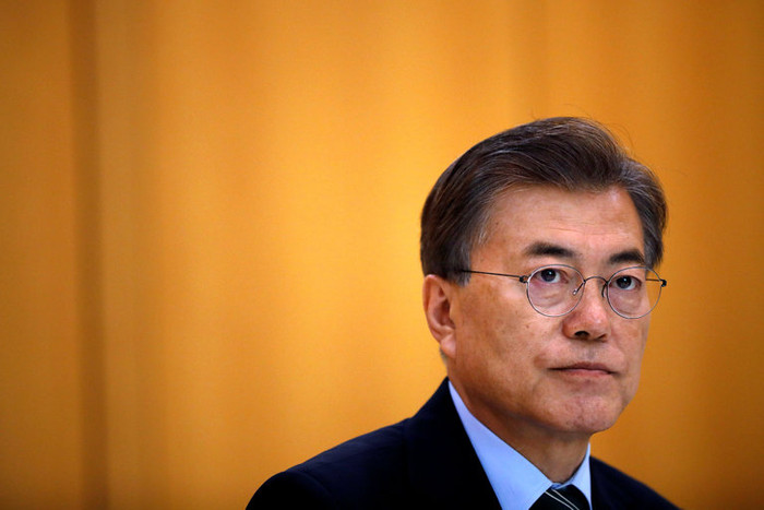 Tổng thống Hàn Quốc Moon Jae-in, ảnh: Reuters. Tổng thống Hàn Quốc Moon Jae-in, ảnh: Reuters.