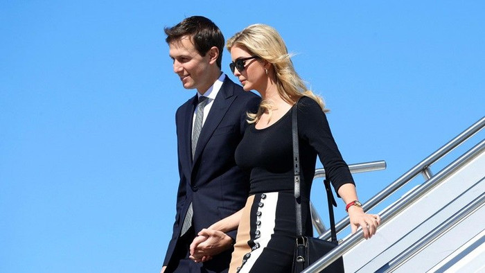 Con gái và con rể Tổng thống Mỹ Donald Trump có thể sẽ trở thành thượng khách của Trung Nam Hải cuối năm nay, ảnh: Fox News.