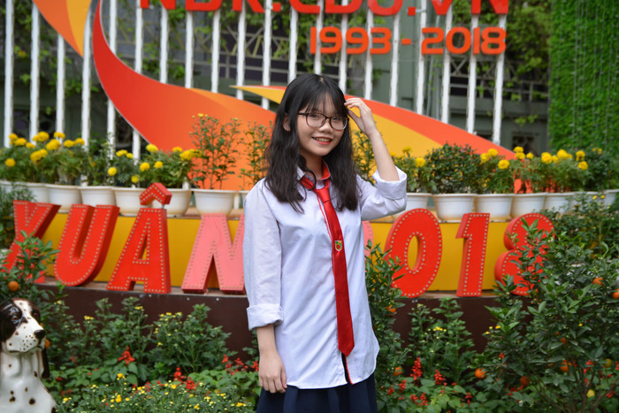 Em Lưu Kỳ Dương. (Ảnh: N.B.K)