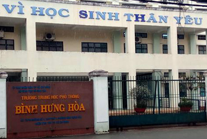 Trường Trung học phổ thông Bình Hưng Hòa. (Ảnh: H.L) Trường Trung học phổ thông Bình Hưng Hòa. (Ảnh: H.L)