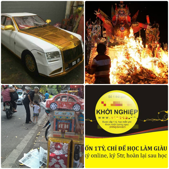 Niềm tin mù quáng của nhiều nhà đầu tư đã chuyển tiền cho Phạm Thanh Hải chẳng khác nào đua nhau hóa nhiều vàng mã để hưởng lộc. (Ảnh: LC) Niềm tin mù quáng của nhiều nhà đầu tư đã chuyển tiền cho Phạm Thanh Hải chẳng khác nào đua nhau hóa nhiều vàng mã để hưởng lộc. (Ảnh: LC)