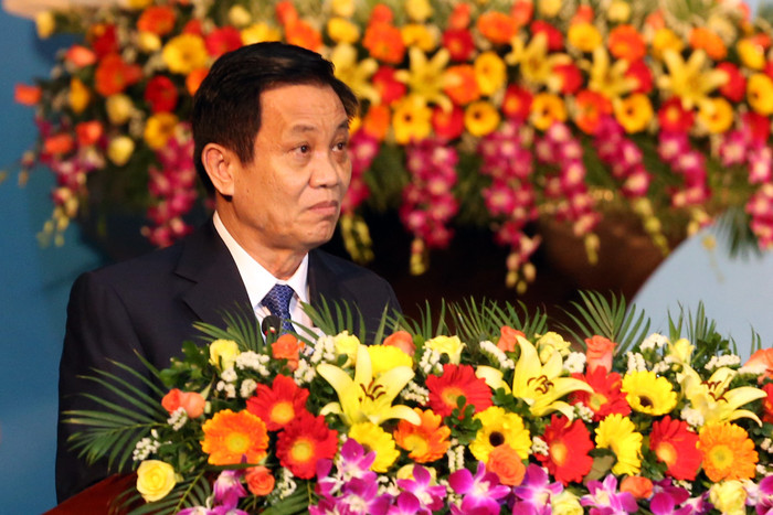Bí thư Thành ủy Đà Nẵng Trần Thọ: "Ở đây Đảng nói dân tin, mặt trận đoàn thể vận động dân theo, chính quyền làm dân ủng hộ". Ảnh Thùy Linh Bí thư Thành ủy Đà Nẵng Trần Thọ: "Ở đây Đảng nói dân tin, mặt trận đoàn thể vận động dân theo, chính quyền làm dân ủng hộ". Ảnh Thùy Linh