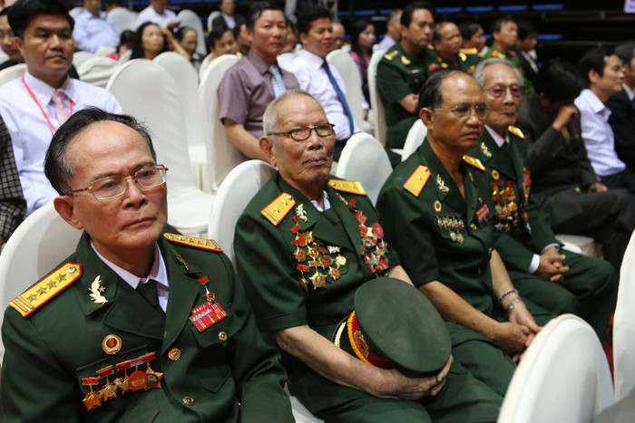 Các đại biểu tham dự buổi lễ. Ảnh Thùy Linh Các đại biểu tham dự buổi lễ. Ảnh Thùy Linh