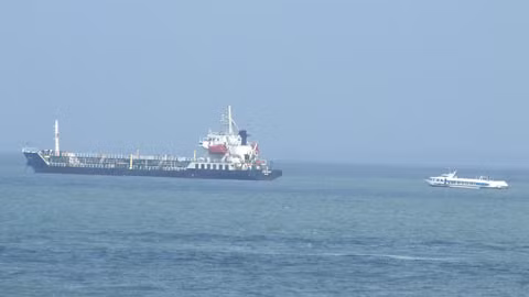 Vị trí va chạm của 2 tàu. Ảnh: Vietnamnet.