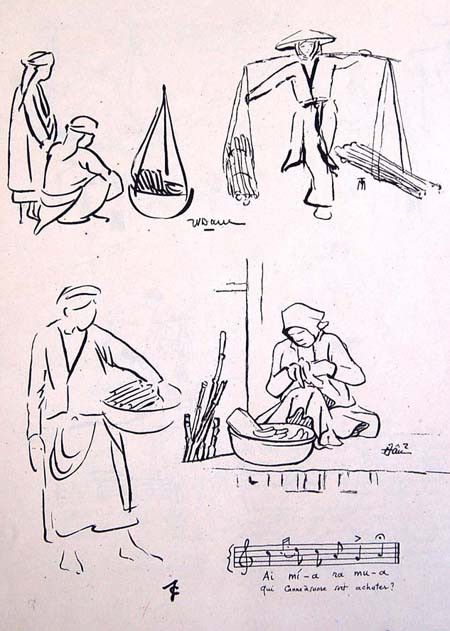 "Ai mía ra mua". "Ai mía ra mua".