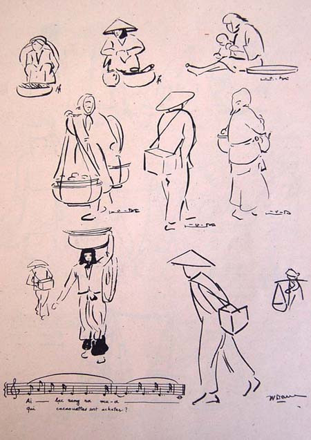 "Ai lạc rang ra mua". "Ai lạc rang ra mua".