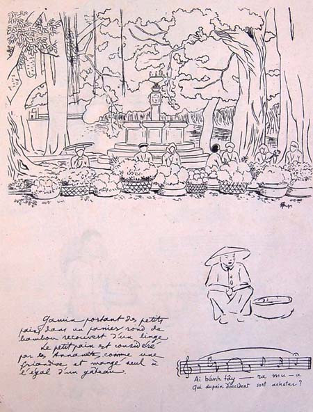 "Ai bánh Tây ra mua". "Ai bánh Tây ra mua".