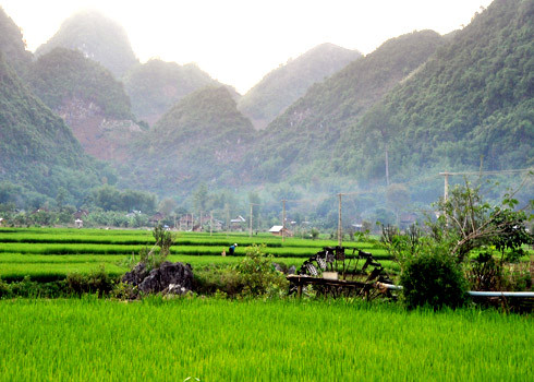 Thung lũng bản Khoang, xã Chiềng Khoang, huyện Quỳnh Nhai, tỉnh Sơn La, thanh bình trong nắng chiều. Thung lũng bản Khoang, xã Chiềng Khoang, huyện Quỳnh Nhai, tỉnh Sơn La, thanh bình trong nắng chiều.
