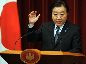 Thủ tướng Yoshihiko Noda. Ảnh: AFP/TTXVN. Thủ tướng Yoshihiko Noda. Ảnh: AFP/TTXVN.