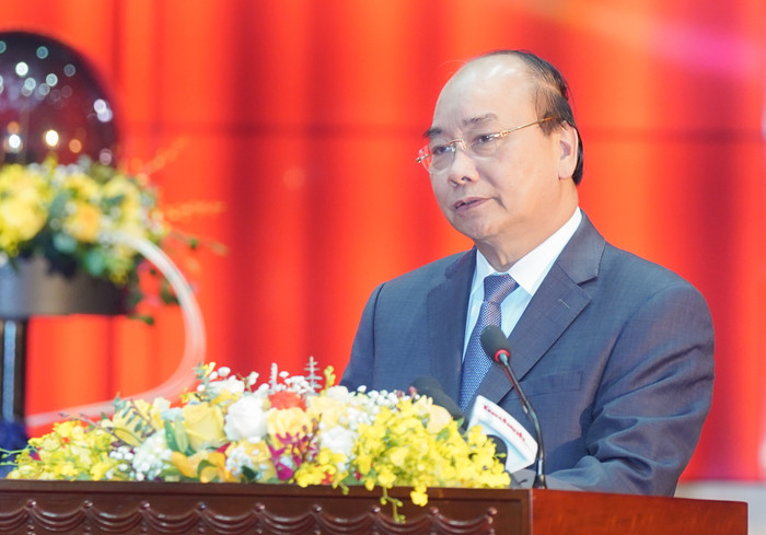 Thủ tướng phát biểu tại hội nghị. Ảnh: VGP Thủ tướng phát biểu tại hội nghị. Ảnh: VGP