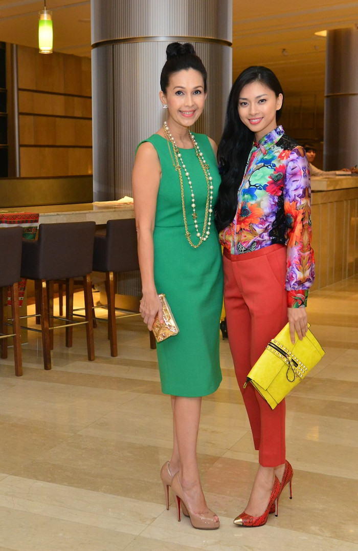 Hai thế hệ diễn viên: Diễm My - Ngô Thanh Vân.