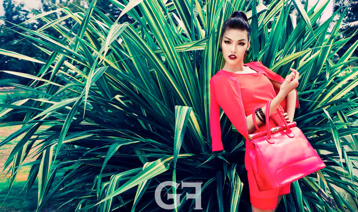 Đến với cuộc thi Siêu mẫu Châu Á năm 2012, Lan Khuê sẽ sử dụng trang phục dạ hội của nhà thiết kế Lê Thanh Hòa, trang phục áo dài của nhà thiết kế Tuấn Hải.