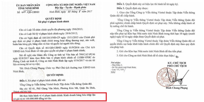 Ủy ban nhân dân tỉnh Ninh Bình định giá lô hàng có giá trị trên 100 triệu đồng, nhưng giá trị chính xác của lô hàng này là boa nhiêu? (Ảnh: LC) Ủy ban nhân dân tỉnh Ninh Bình định giá lô hàng có giá trị trên 100 triệu đồng, nhưng giá trị chính xác của lô hàng này là boa nhiêu? (Ảnh: LC)