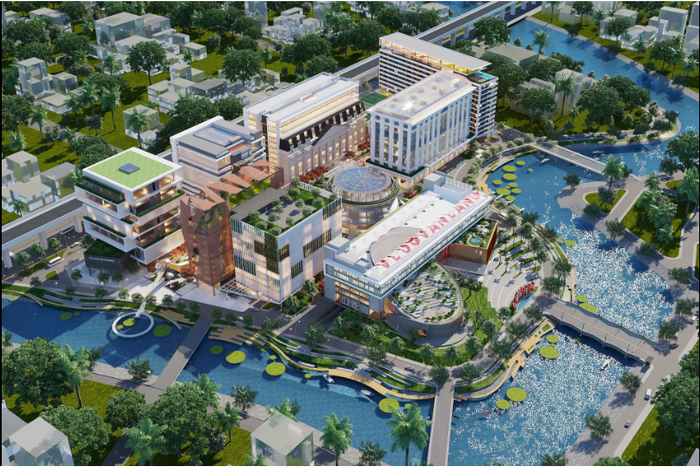 Khuôn viên Trường Đại học Văn Lang. Ảnh: website nhà trường Khuôn viên Trường Đại học Văn Lang. Ảnh: website nhà trường