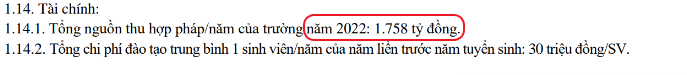 Số liệu từ đề án tuyển sinh năm 2023 của Trường Đại học Văn Lang. Ảnh chụp màn hình Số liệu từ đề án tuyển sinh năm 2023 của Trường Đại học Văn Lang. Ảnh chụp màn hình