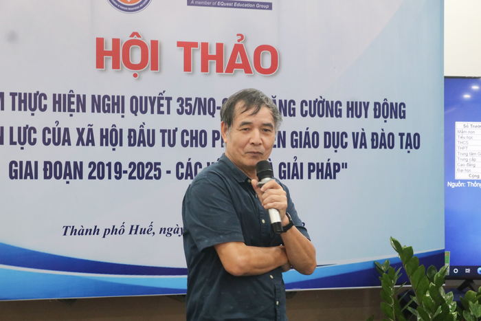 Tiến sĩ Lê Trường Tùng - Chủ tịch Hội đồng trường Trường Đại học FPT. Ảnh: Minh Chi