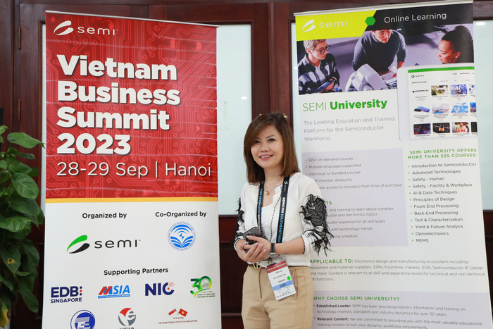 Bà Linda Tan, Chủ tịch SEMI Đông Nam Á đánh giá ngành công nghiệp bán dẫn của Việt Nam đang trên đà phát triển