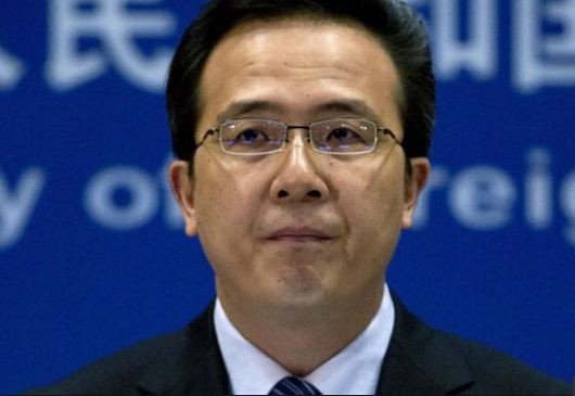 Hồng Lỗi, người phát ngôn Bộ Ngoại giao Trung Quốc.