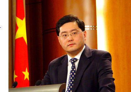 Tần Cương, người phát ngôn Bộ Ngoại giao Trung Quốc.