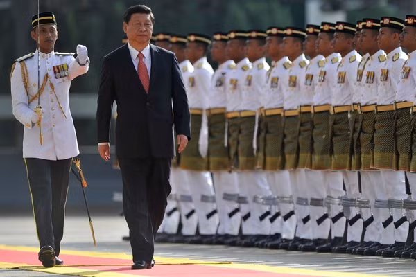 Ông Tập Cận Bình đi thăm chính thức Malaysia trong tháng 10 vừa qua và "nâng cấp" quan hệ lên đối tác chiến lược toàn diện.