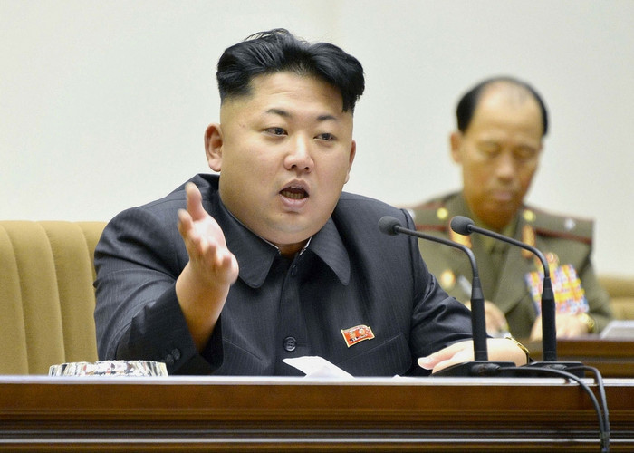 Nhà lãnh đạo Bắc Triều Tiên Kim Jong-un. Nhà lãnh đạo Bắc Triều Tiên Kim Jong-un.