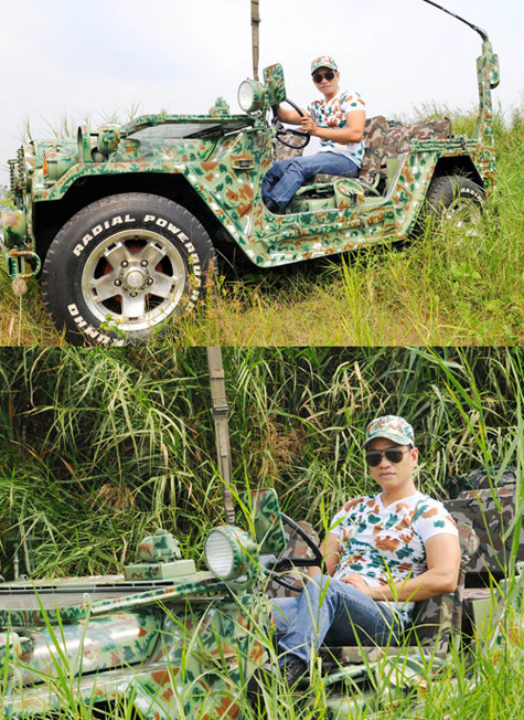 Bên cạnh những chiếc motor khủng, Công motor còn gây thu hút bởi chiếc Jeep lùn mạnh mẽ Bên cạnh những chiếc motor khủng, Công motor còn gây thu hút bởi chiếc Jeep lùn mạnh mẽ