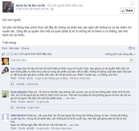Dòng chia sẻ của Huyền Clip khiến nhiều người bức xúc Dòng chia sẻ của Huyền Clip khiến nhiều người bức xúc