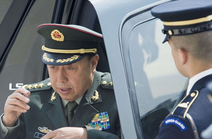 Ông Phạm Trường Long đến Lầu Năm Góc hội đàm ngày hôm qua. Ảnh: Đa Chiều. Ông Phạm Trường Long đến Lầu Năm Góc hội đàm ngày hôm qua. Ảnh: Đa Chiều.