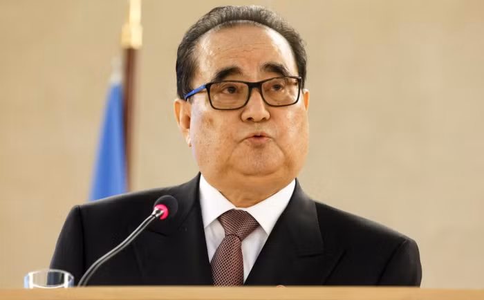 Ngoại trưởng Triều Tiên Ri Su-yong. Ảnh: SCMP.