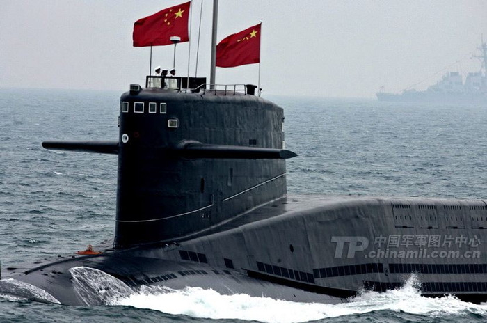 Tàu ngầm Trung Quốc, hình minh họa. Ảnh: Chinamil.com.cn.