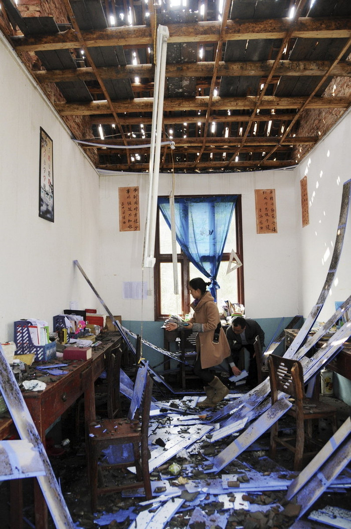 Hoang tàn sau trận mưa đá Hoang tàn sau trận mưa đá