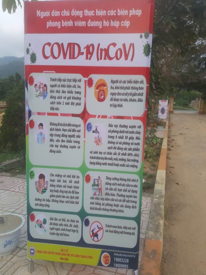 Tuyên truyền theo các quy chuẩn của Bộ Y tế.