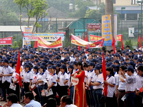 Học sinh, sinh viên hưởng ứng phong trào phòng chống ma túy Học sinh, sinh viên hưởng ứng phong trào phòng chống ma túy