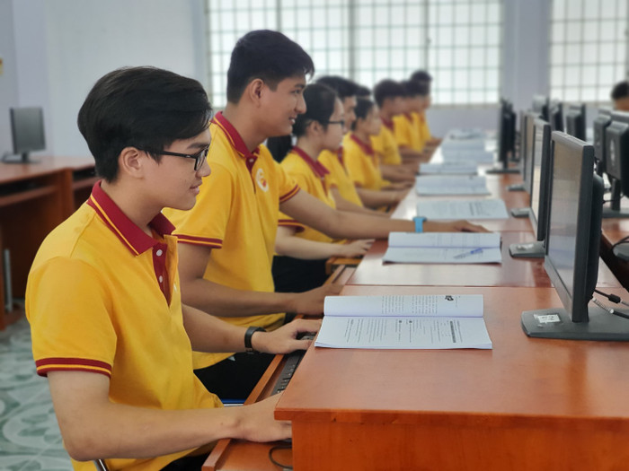 Học sinh Trường Cao đẳng Kiên Giang. Ảnh: website nhà trường Học sinh Trường Cao đẳng Kiên Giang. Ảnh: website nhà trường