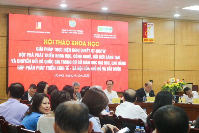 Hội thảo thu hút hơn 350 đại biểu là các chuyên gia, nhà khoa học đến từ hơn 70 cơ sở giáo dục đại học, cao đẳng trong nước và quốc tế. Ảnh: DN IMG_8586.jpg
