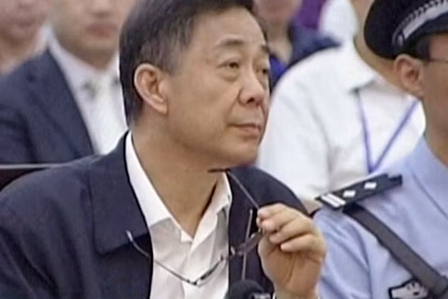 Bạc Hy Lai trong phiên tòa xét xử tại Tế Nam cuối tháng 8.