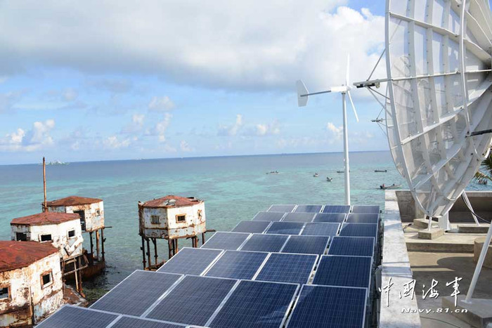 Một góc công sự - pháo đài kiên cố bên cạnh các nhà dàn bát giác cũ Trung Quốc xây bất hợp pháp trên đá Vành Khăn, Trường Sa thuộc chủ quyền Việt Nam. Một góc công sự - pháo đài kiên cố bên cạnh các nhà dàn bát giác cũ Trung Quốc xây bất hợp pháp trên đá Vành Khăn, Trường Sa thuộc chủ quyền Việt Nam.