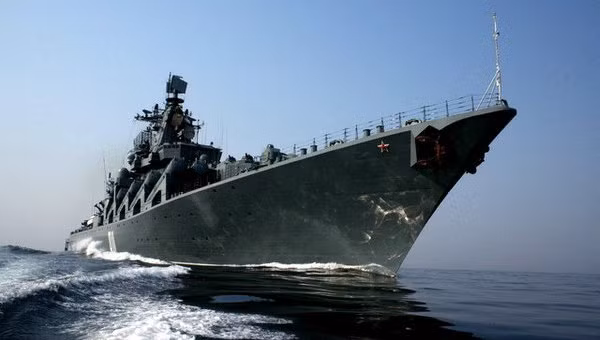 Chiến hạm Nga, hình minh họa.