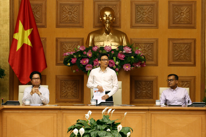 Phó Thủ tướng Vũ Đức Đam mong muốn cộng đồng doanh nghiệp lan toả mạnh mẽ các giá trị phát triển bền vững ra toàn xã hội. Ảnh: VGP Phó Thủ tướng Vũ Đức Đam mong muốn cộng đồng doanh nghiệp lan toả mạnh mẽ các giá trị phát triển bền vững ra toàn xã hội. Ảnh: VGP